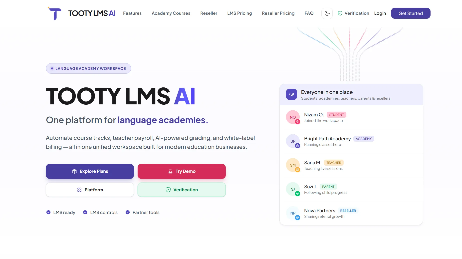 Tooty LMS AI